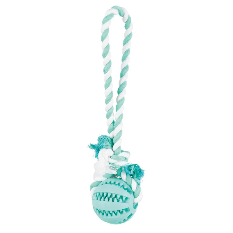 TRIXIE Přetahovadlo DENTAfun s míčem 7cm/24cm Sleva
