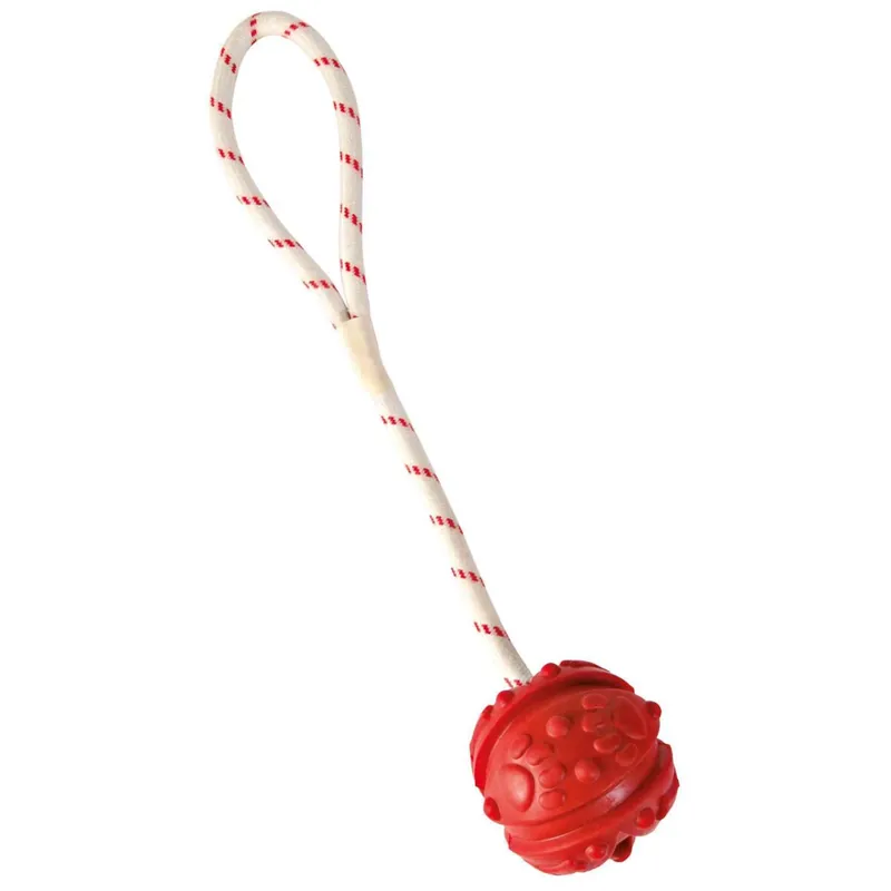 Aktuální TRIXIE Plovoucí vrhací míč na šňůře 7cm/35cm