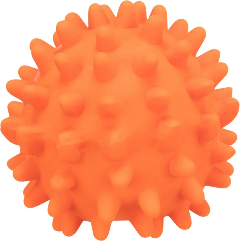 TRIXIELatexový ježatý míček se zvukem 6 cm Hit Sezóny