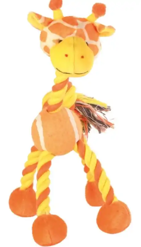 TRIXIE Žirafa/kravička s tenisovým míčem 28cm Oblíbený