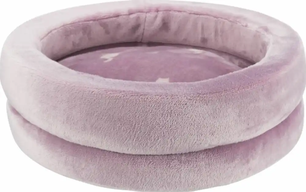 Speciální Cena TRIXIE LILLY, kruhový pelech s pevným okrajem a polštářem, ø 45 cm, starorůžová - DOPRODEJ