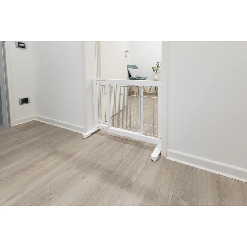 Přímo Od Výrobce TRIXIE Posuvná bariéra pro psy 65-108 x 61 x 31 bílá