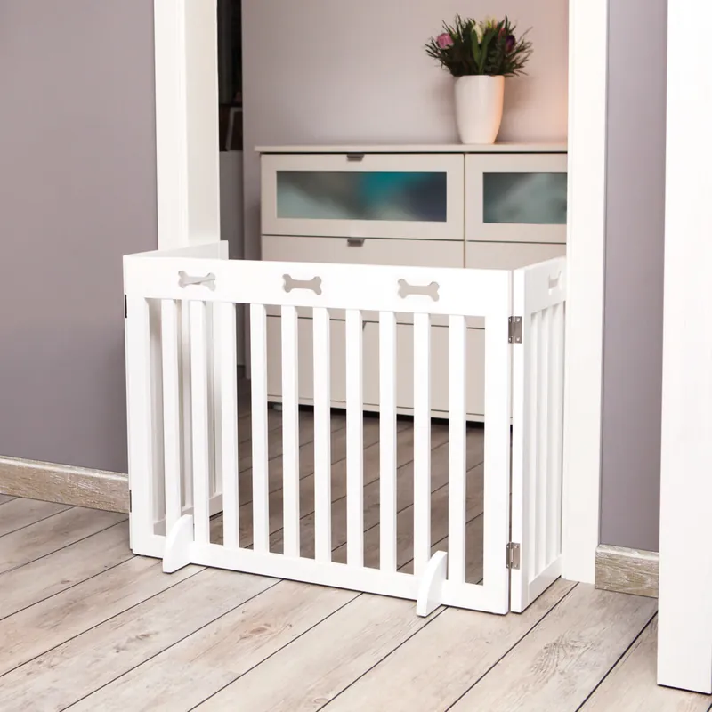 Koupit Online TRIXIE Branka pro psy 3 díly 82-124 x 61 cm bílá