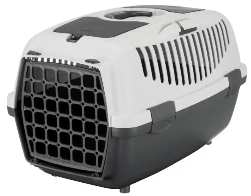 Časově Omezené TRIXIE Transportní box CAPRI II, XS-S 37x34x55cm (max. 8kg) - tmavě šedá / světle šedá