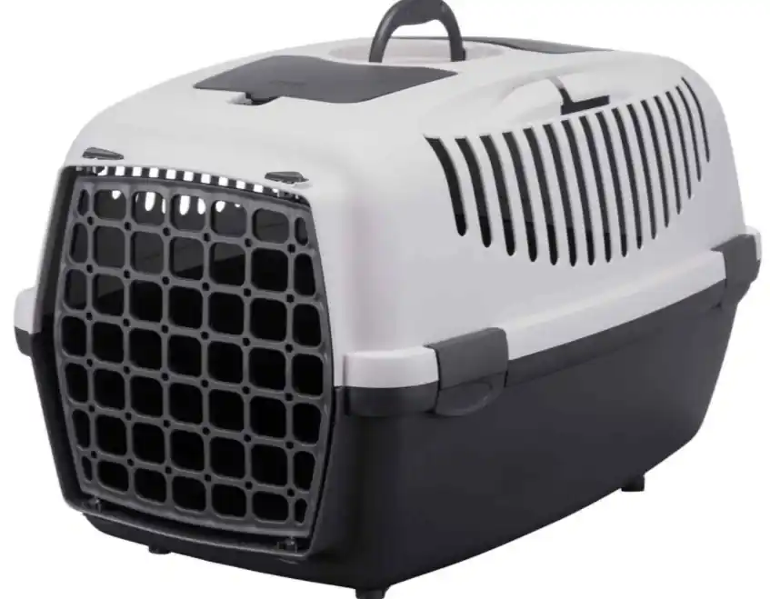 TRIXIE Transportní box CAPRI III 40x38x61cm (max. 12kg) - světle šedá/tmavě šedá Vysoce Kvalitní
