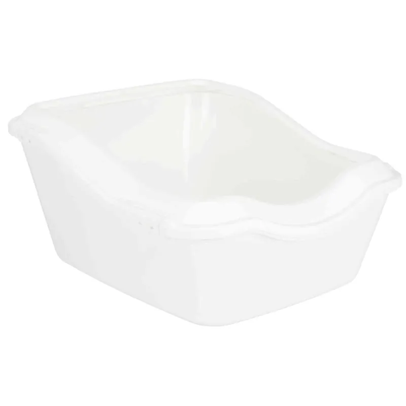 TRIXIE WC s okrajem, zvýšená zadní část 45x21(29)x54cm, - bílá Výhodná Nabídka