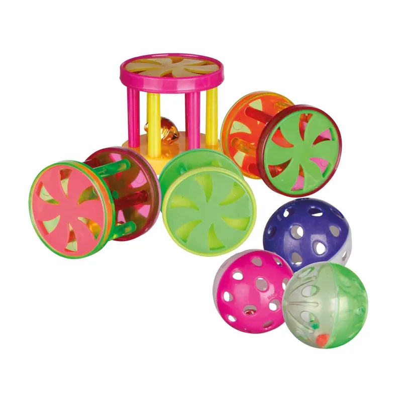 TRIXIE Plastový míček/klec s rolničkou 4,5cm/4cm Pouze Dnes