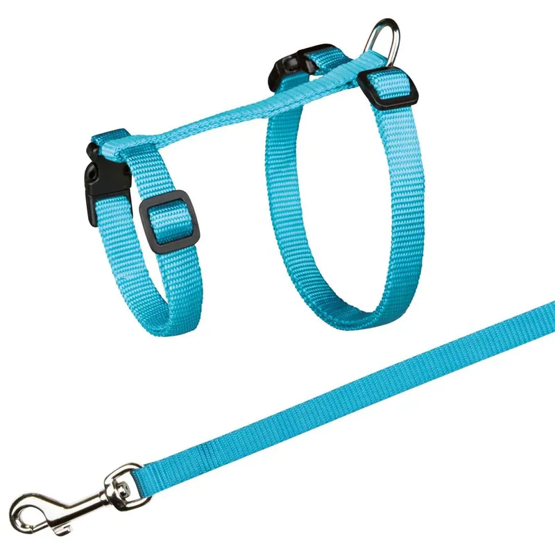 TRIXIE Postroj nylon. pro kočku s vodítkem XL, 34-57 cm/13mm, 1,20m Nízká Cena