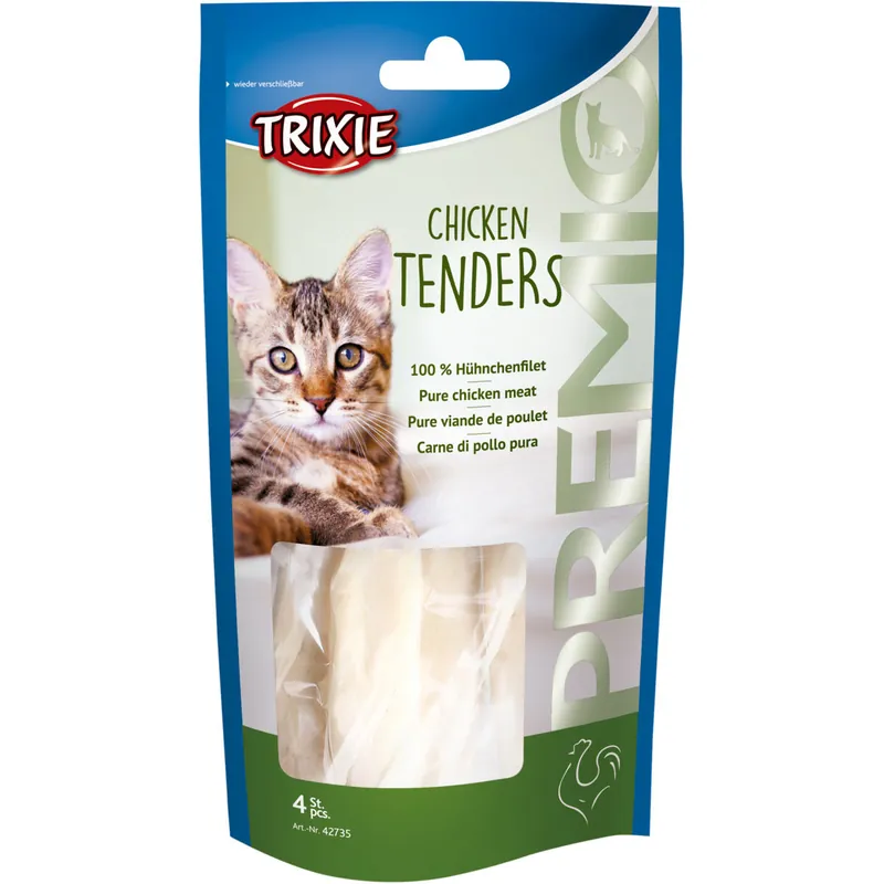Ověřený TRIXIE PREMIO Chicken Tenders - kuřecí prsa vařená 4 ks / 70g