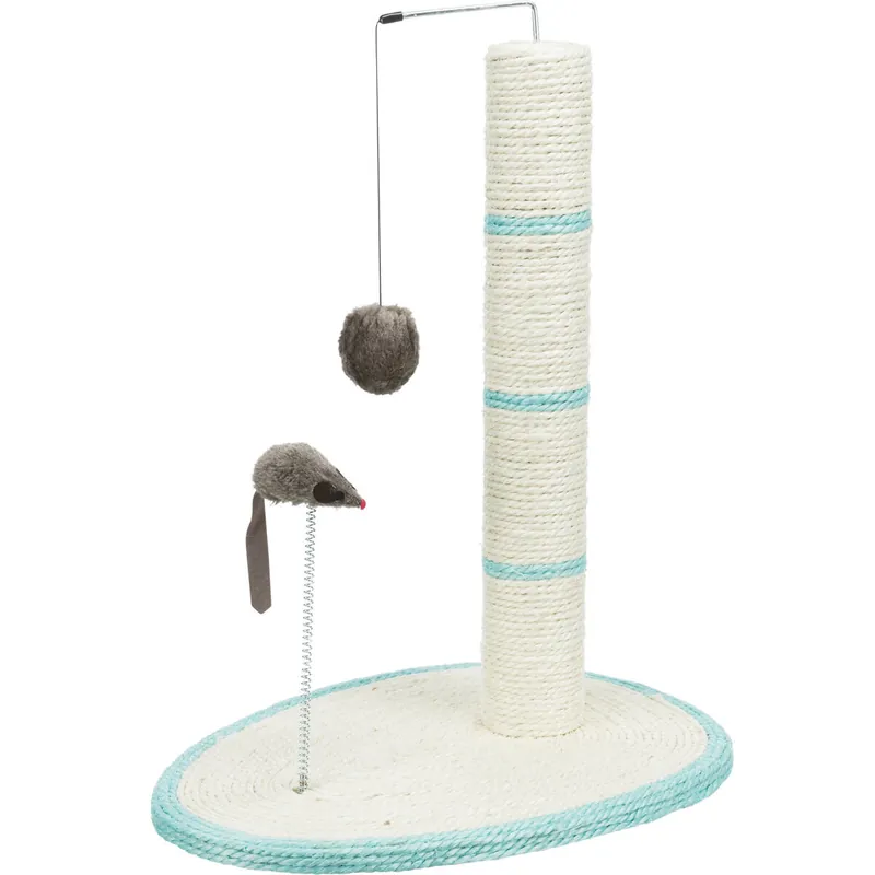 TRIXIE Škrábadlo válec 50cm+míč, myš+pružina na podestě 40x30cm Rychlé Dodání