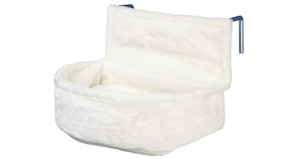 Sleva TRIXIE Závěsné plyšové lůžko na topení hluboké 45x13x33 cm bílé