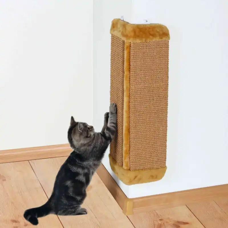 TRIXIE Škrábadlo nástěnné rohové velké 32x60cm, - hnědé Poslední Šance