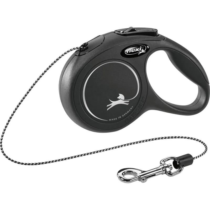 Akce Flexi New Classic XS šňůra 3 m, max. 8kg, - černá