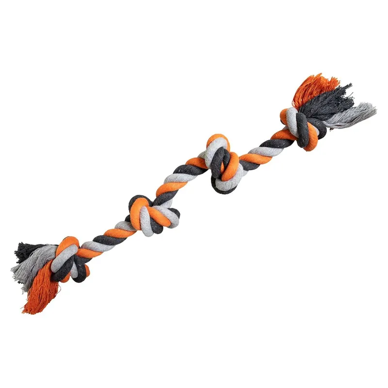 Uzel HipHop bavlněný 4 knoty, šedá, tm.šedá, oranžová 60cm, 340g Kup Teď