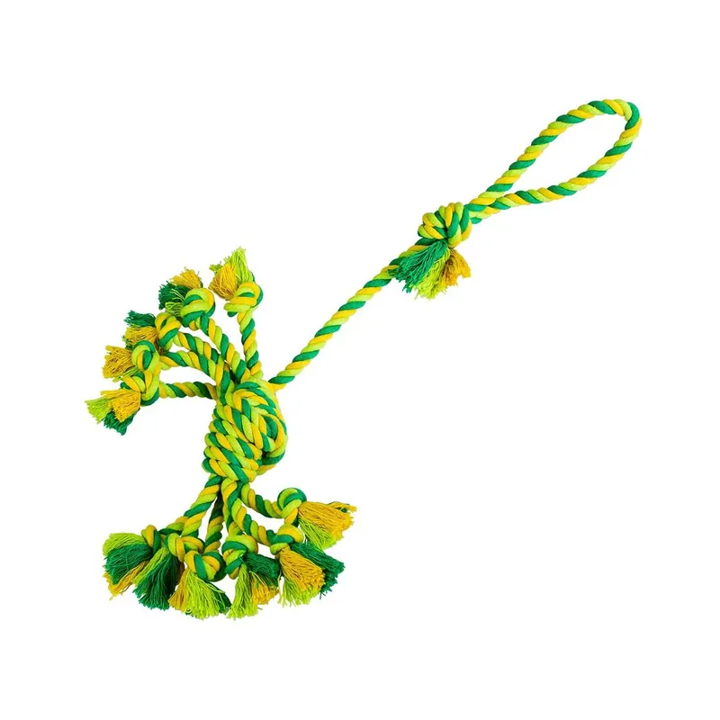 Super Cena Přetahovadlo SPIDER HipHop s 11 rameny 51 cm / 150 g limetková, zelená