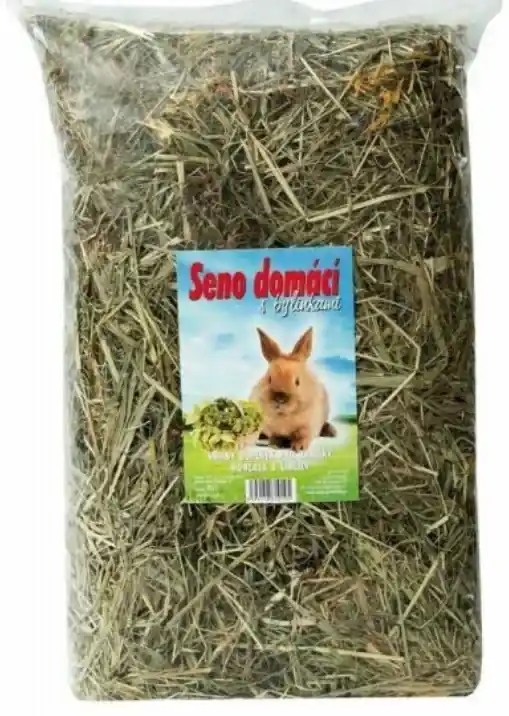 Vrácení Zdarma Seno domácí s bylinkami 40 l