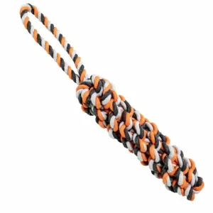 Bavlněný pešek HipHop 40 cm / 215 g šedá, tm.šedá, oranžová Omezená Nabídka