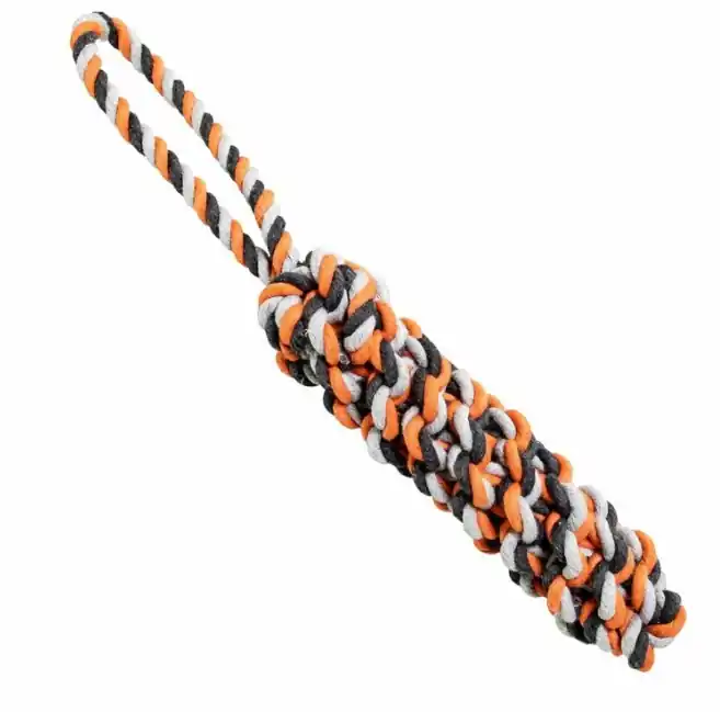 Bavlněný pešek HipHop 40 cm / 215 g šedá, tm.šedá, oranžová Omezená Nabídka