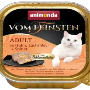Akční Cena V.Feinsten CORE kuřecí, losos filet + špenát pro kočky 100g