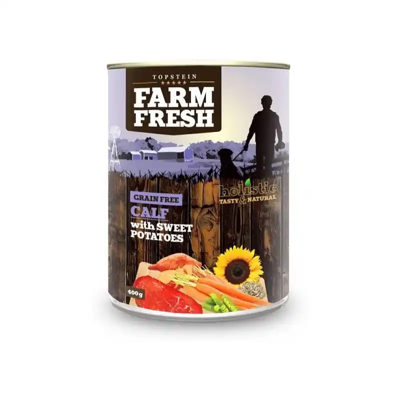 Oblíbený Topstein Farm Fresh - CALF with SWEET POTATOES 400 g