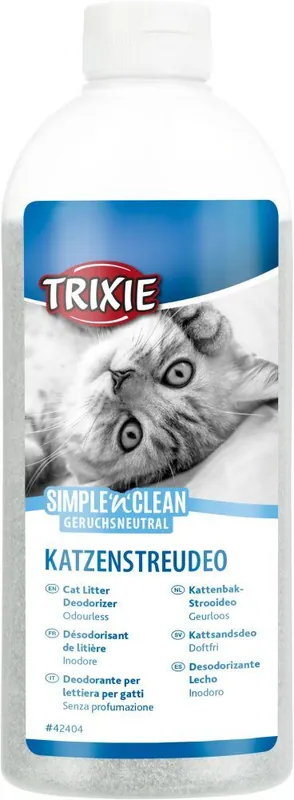 Výprodej TRIXIE Simple´n´Clean Deo, deodorant pro kočičí WC, 750g