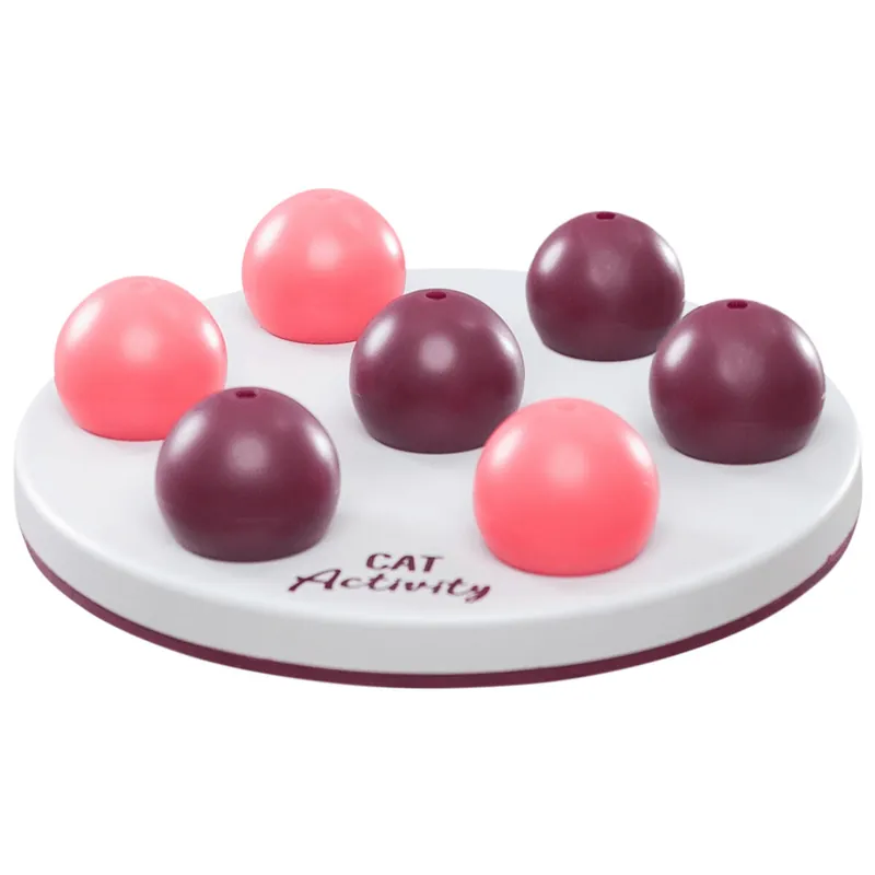 TRIXIE Cat Aktivity SOLITAIRE - zábavná deska se 7 míčky 20 cm Finální Výprodej
