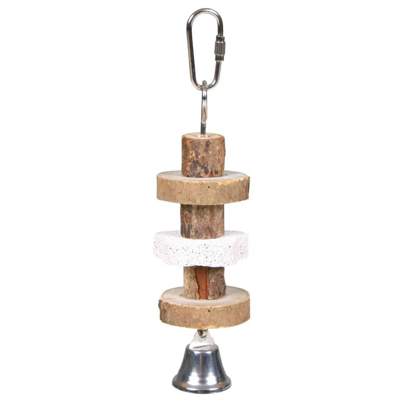 Akční Nabídka TRIXIE Natural Living-dřevěná kolečka, lávový kámen pro ptáky 16cm