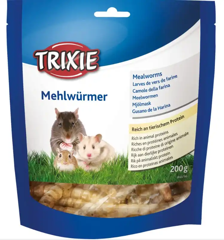 Tovární Cena TRIXIE MEALWORMS, mouční červi sušení, 200 g