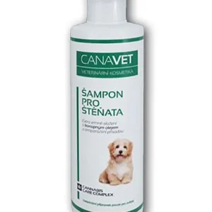 CANAVET šampon pro štěňata s antipar.přísadou Canabis 250 ml Vysoce Kvalitní