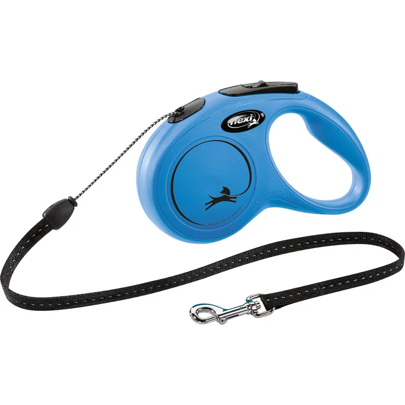Flexi New Classic S šňůra 5 m, max.12kg, - modrá Poslední Šance