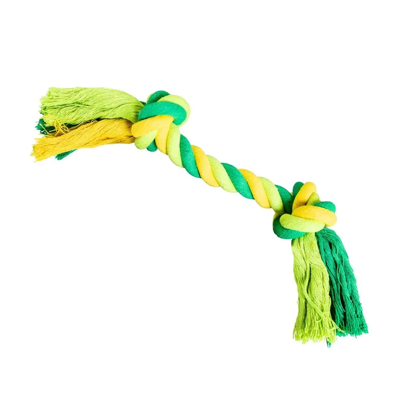 Horká Nabídka Uzel HipHop bavlněný 2 knoty limetková, zelená 25cm, 75g