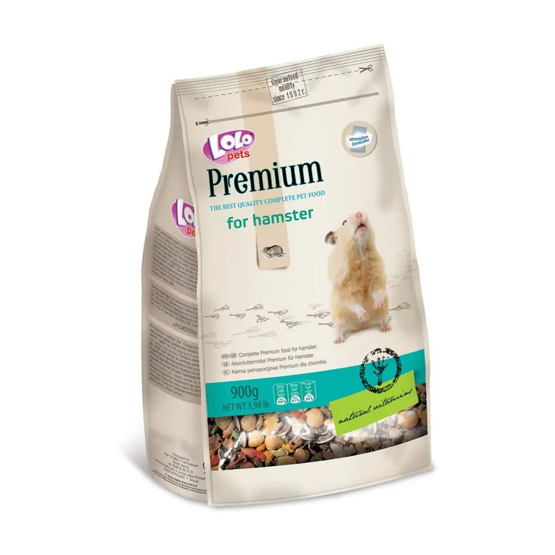 LOLO PREMIUM krmivo pro křečky 900 g sáček Aktuální