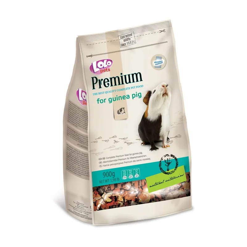 Nízká Cena LOLO PREMIUM krmivo pro morčata 900g sáček