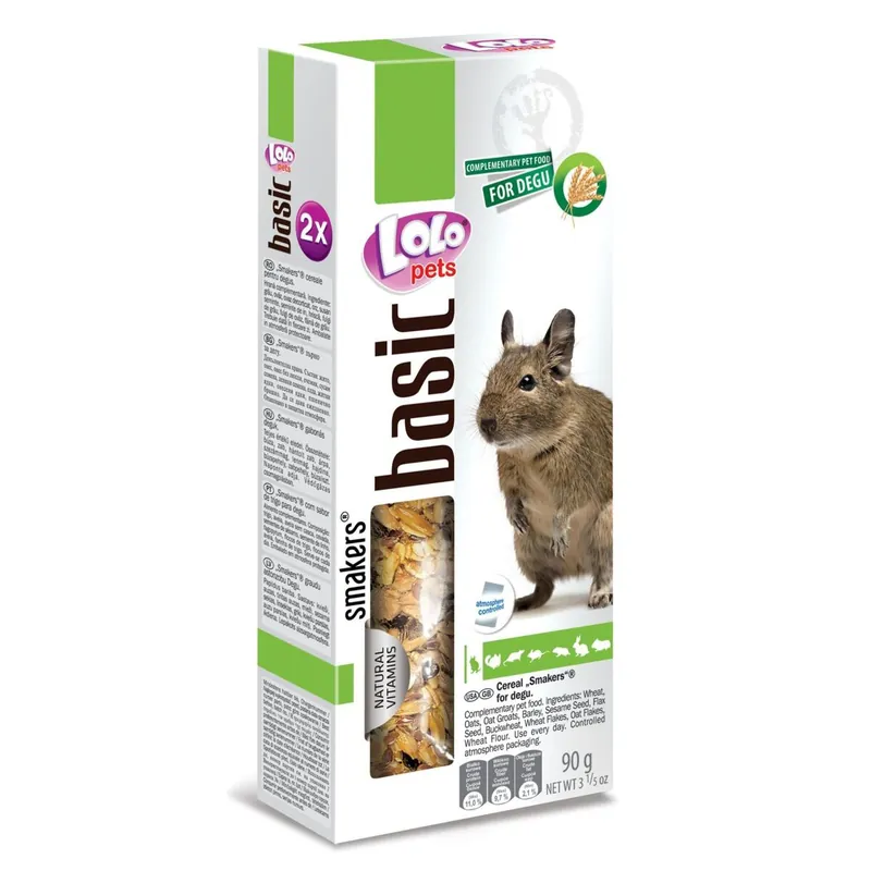 LOLO SMAKERS 2 klasy s cereáliemi pro osmáky degu 90 g Finální Výprodej