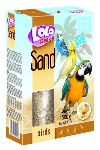 LOLOpets písek s mušlemi pro ptáky 1500 g Objednat Nyní