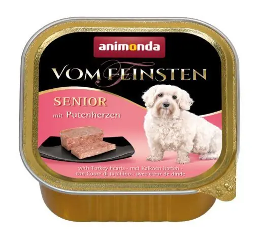 ANIMONDA paštika SENIOR - krůtí srdíčka pro starší psy 150 g Vrácení Zdarma
