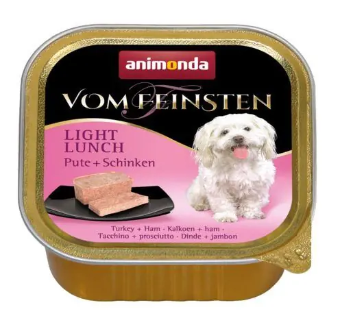 Speciální Cena ANIMONDA paštika ADULT (LIGHT LUNCH) - krůta+šunka pro psy 150g