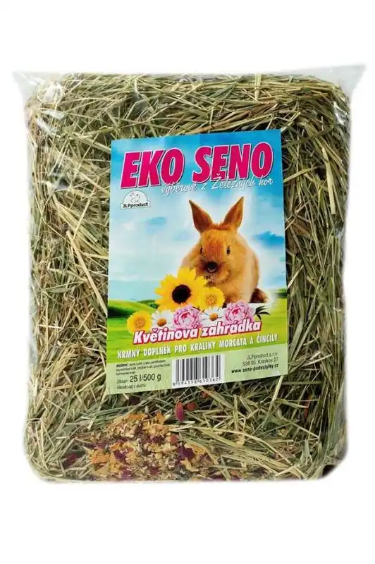 EKO seno 25 l/500 g květinová zahrádka Dokud Zásoby Vydrží