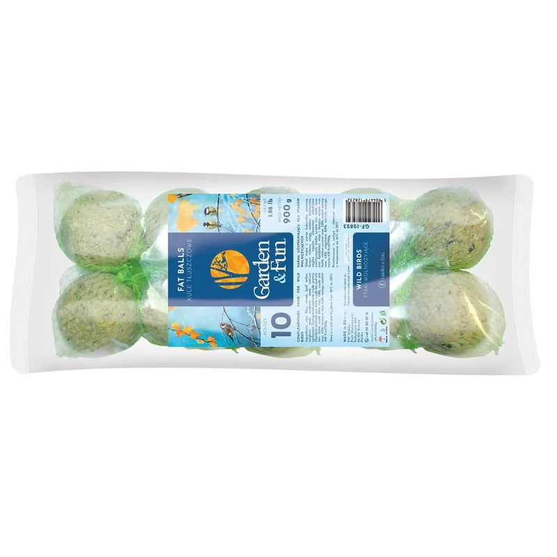 GARDEN FUN balení lojových koulí pro ptáky á 90g (10 ks v bal) Dokud Zásoby Vydrží