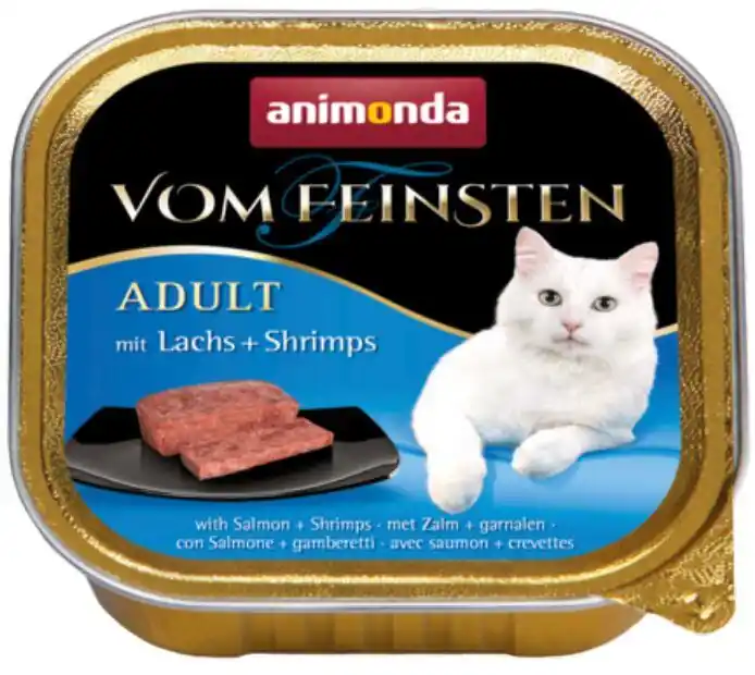 ANIMONDA paštika ADULT - losos,garnát pro kočky 100g Nejlepší Cena