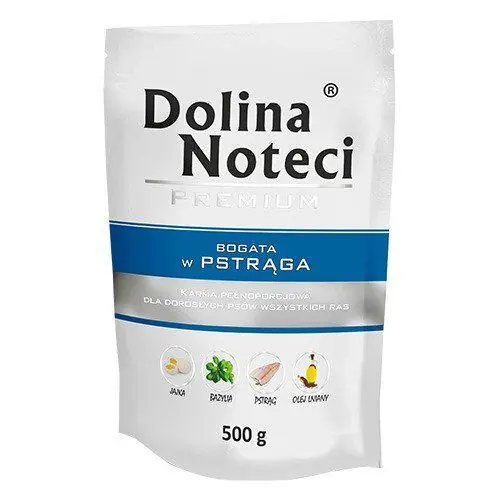DOLINA NOTECI PREMIUM pstruh kapsička pro psy 500 g Ověřený