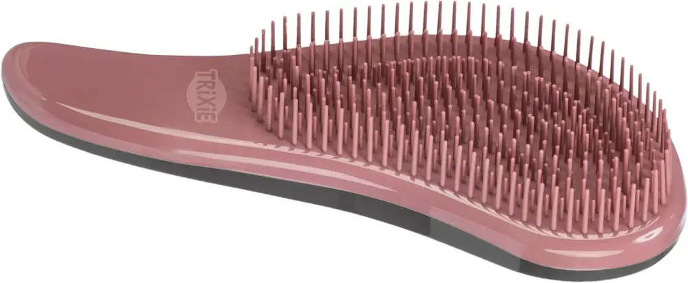 Poslední Šance TRIXIE Měkký plastový kartáč pro kočky, 19cm, růžová/černá