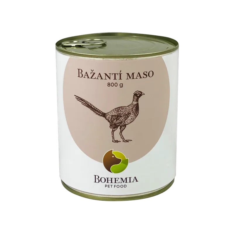 BOHEMIA Bažantí maso ve vlastní šťávě 800g Expresní Doručení