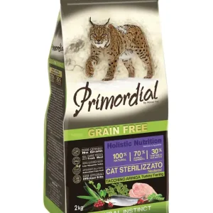 Primordial GF Cat Sterilizet Turkey & Herring 2 kg Nejprodávanější
