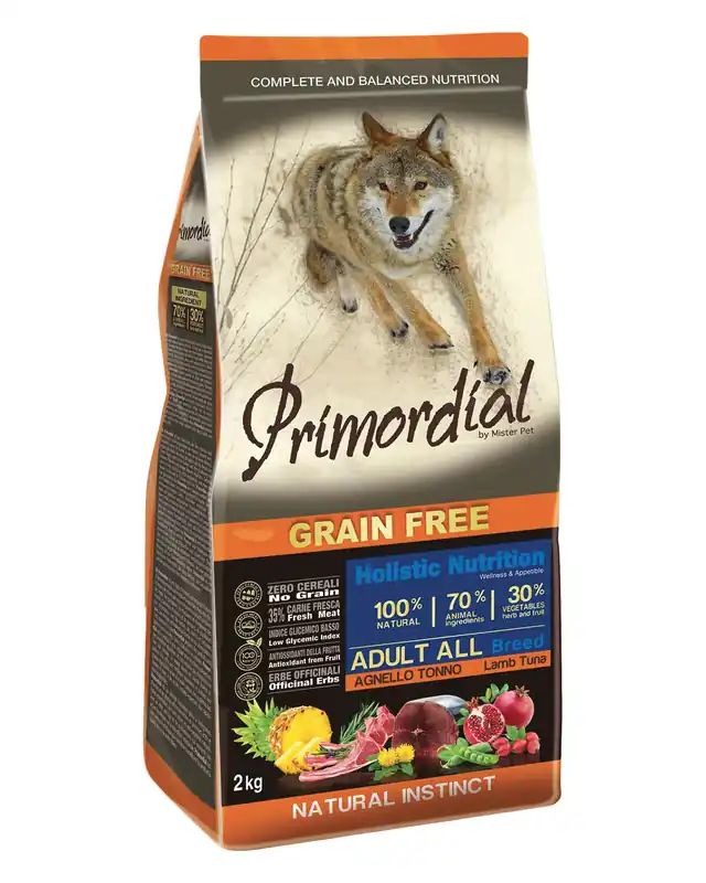 Nejprodávanější Primordial GF Adult Tuna & Lamb 2 kg