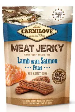 Levný Carnilove Dog Jerky Lamb&Salmon Fillet 100g