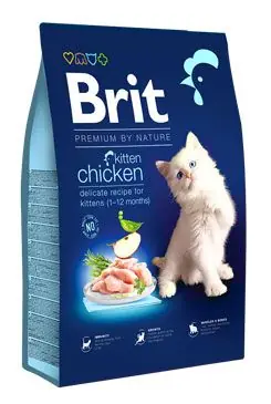 Vrácení Zdarma Brit Premium Cat by Nature Kitten Chicken 300g