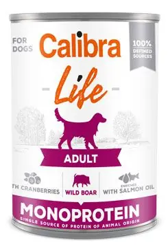 Calibra Dog Life konz.Adult Wild boar with cran. 400g Cenová Bomba