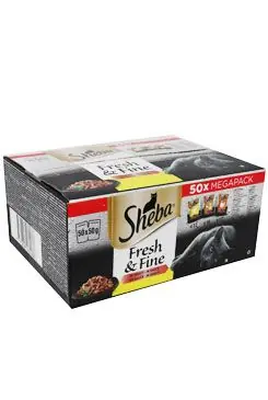 Sheba kapsa Fresh&Fine drůbeží výběr 50x50g Výhodná Nabídka