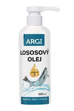 Lososový olej ARGI 500ml Vrácení Zdarma